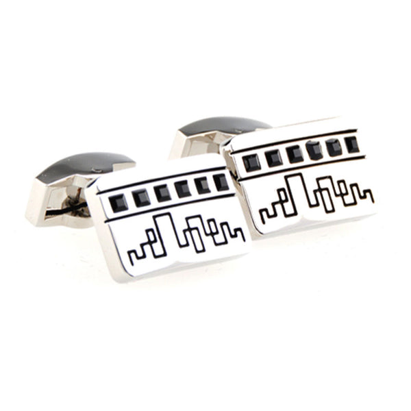 Crystal Zircon Cufflinks