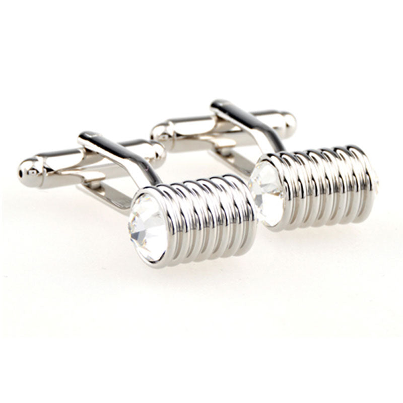 Crystal Zircon Cufflinks