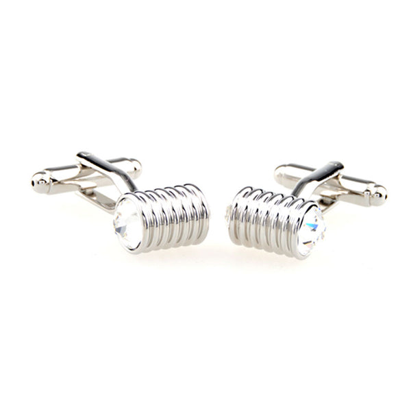 Crystal Zircon Cufflinks