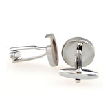 Plain Colour Metal Cufflinks