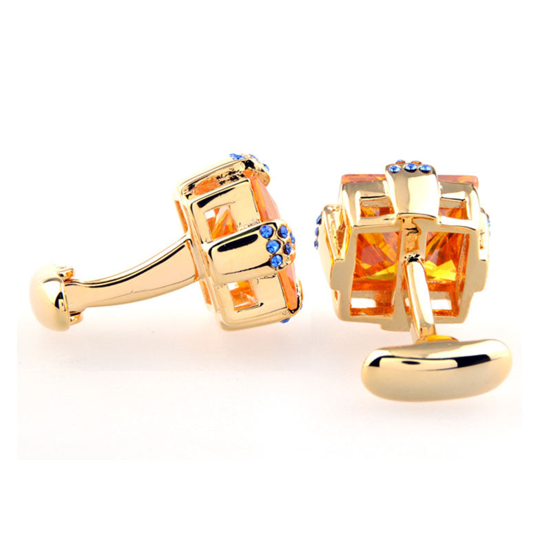 Crystal Zircon Cufflinks
