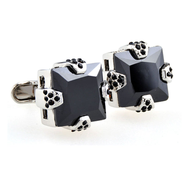 Crystal Zircon Cufflinks