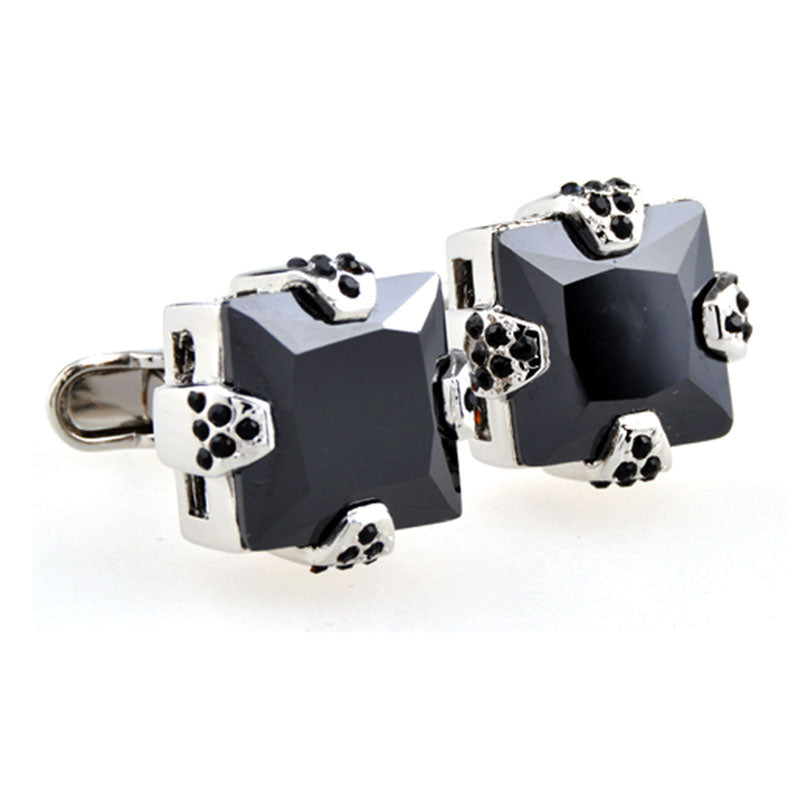 Crystal Zircon Cufflinks