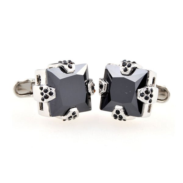Crystal Zircon Cufflinks