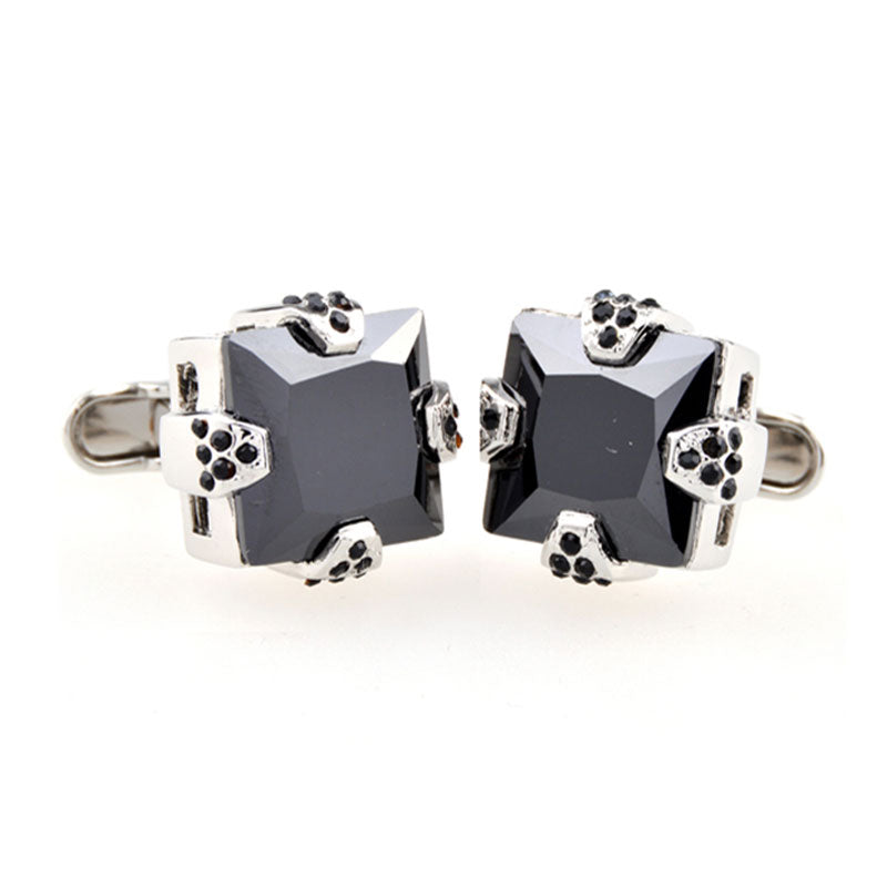 Crystal Zircon Cufflinks