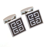 Enamel Dropping Glue Cufflinks