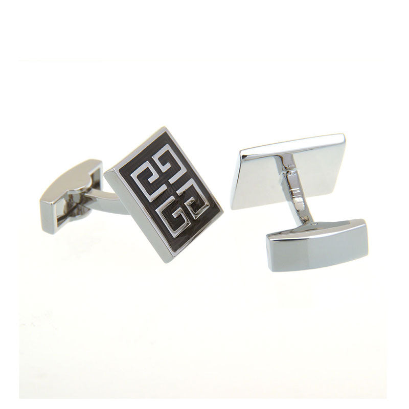 Enamel Dropping Glue Cufflinks