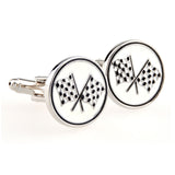 Enamel Dropping Glue Cufflinks