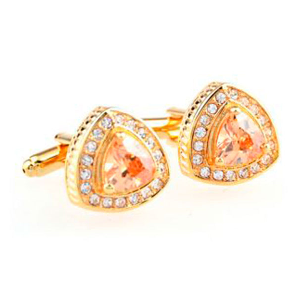 Crystal Zircon Cufflinks
