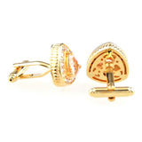 Crystal Zircon Cufflinks