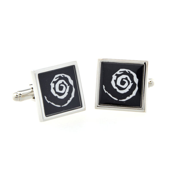 Enamel Dropping Glue Cufflinks