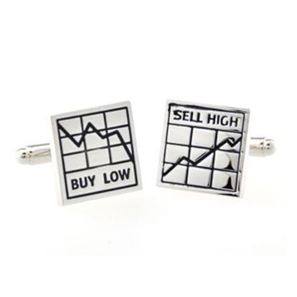 Enamel Dropping Glue Cufflinks