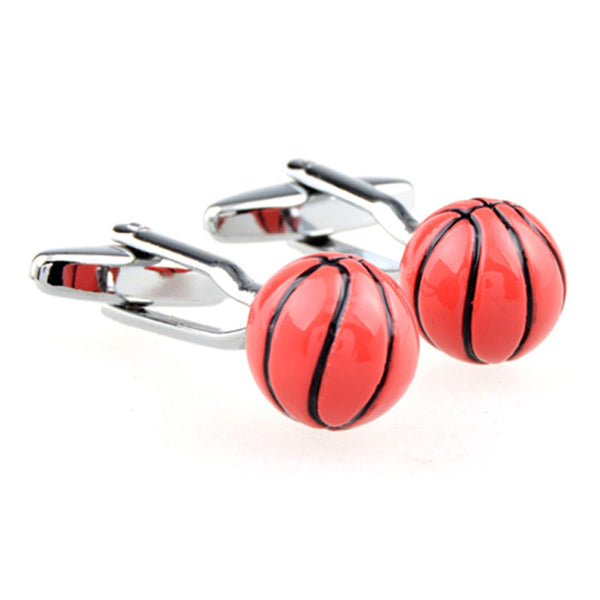 Sports Technology Grease Baking Paint Cufflinks