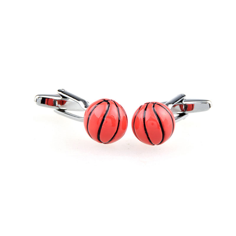 Sports Technology Grease Baking Paint Cufflinks