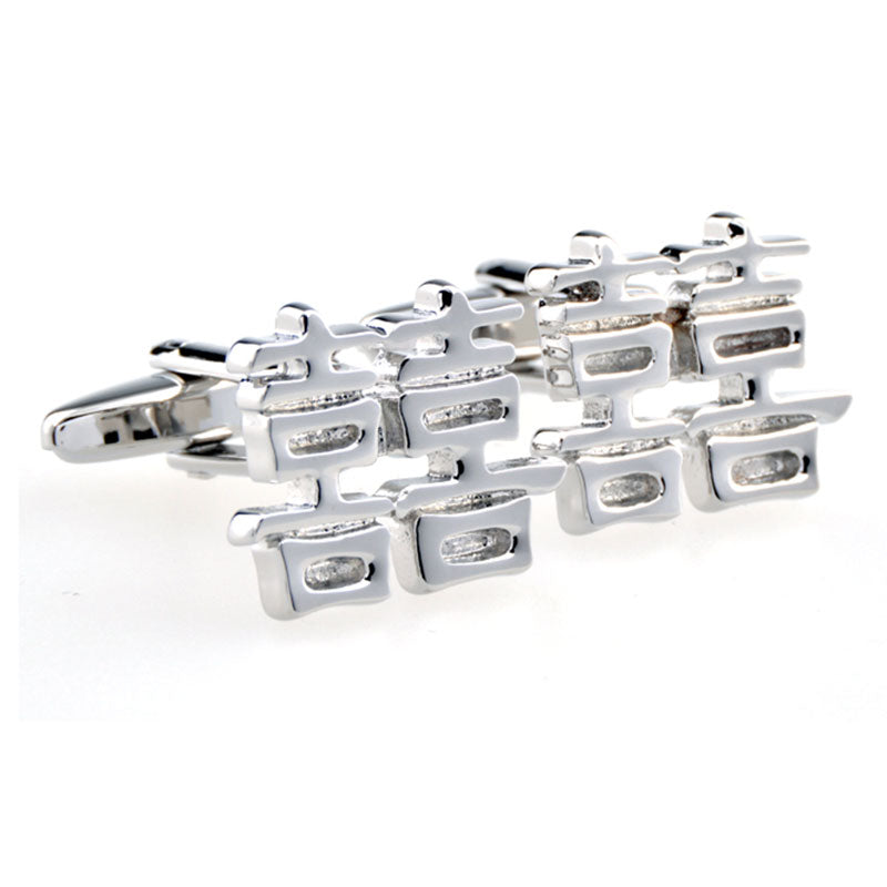 Festivals Wedding Reception Plain Colour Metal Cufflinks