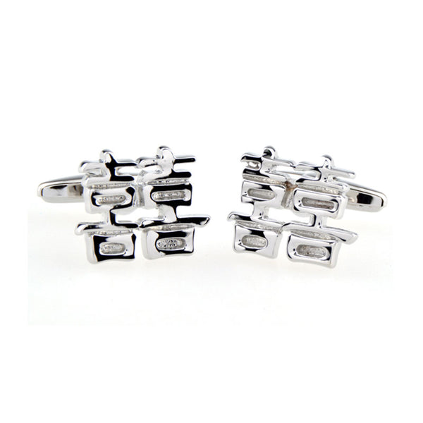 Festivals Wedding Reception Plain Colour Metal Cufflinks