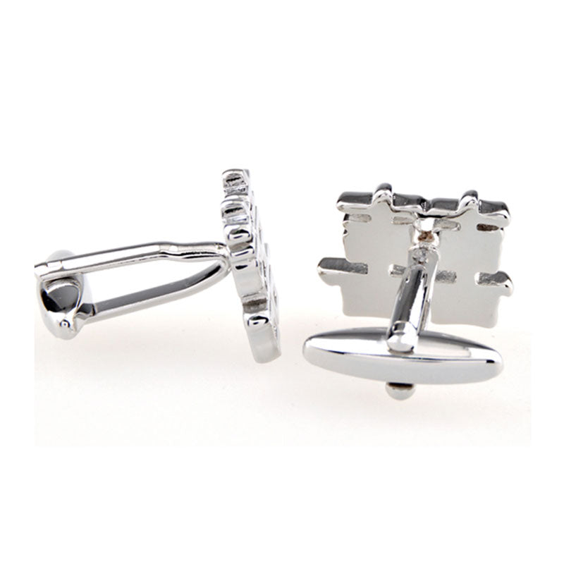 Festivals Wedding Reception Plain Colour Metal Cufflinks