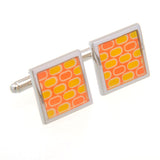 Enamel Dropping Glue Cufflinks