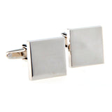 Plain Colour Metal Cufflinks