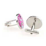 Enamel Dropping Glue Cufflinks