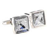 Crystal Zircon Cufflinks