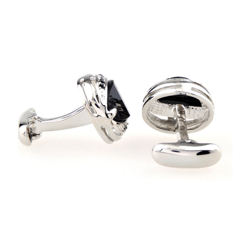 Crystal Zircon Cufflinks