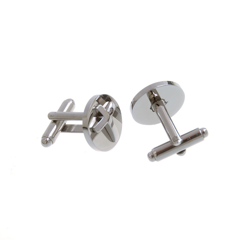 Plain Colour Metal Cufflinks