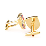 Car Logo Traffic Enamel Dropping Glue Cufflinks