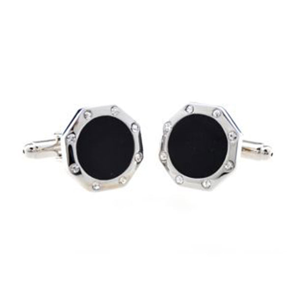 Enamel Dropping Glue Cufflinks