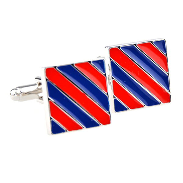 Enamel Dropping Glue Cufflinks