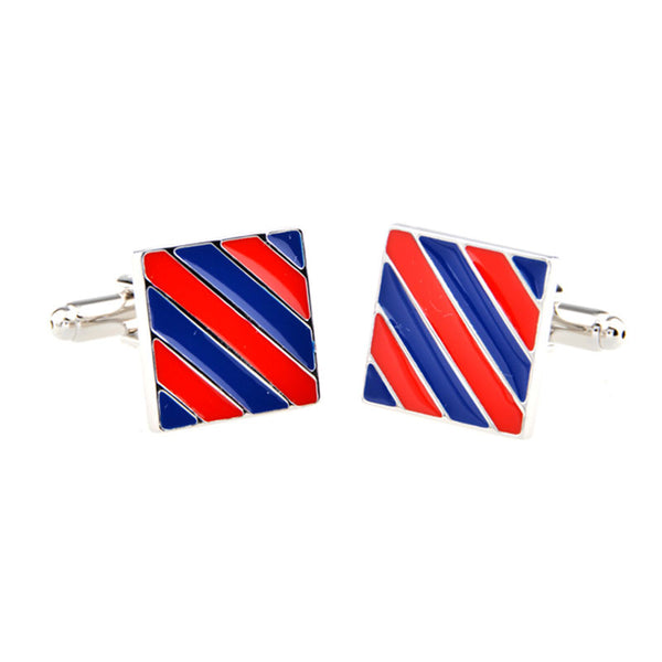 Enamel Dropping Glue Cufflinks
