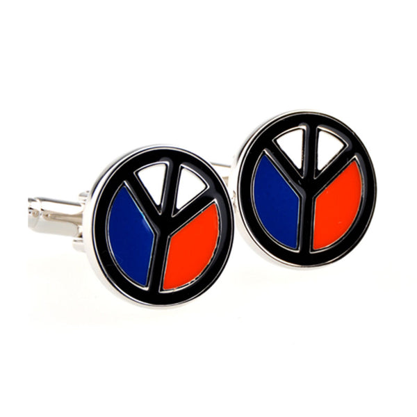 Enamel Dropping Glue Cufflinks