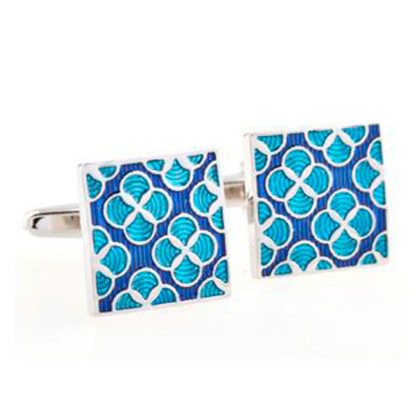 Enamel Dropping Glue Cufflinks