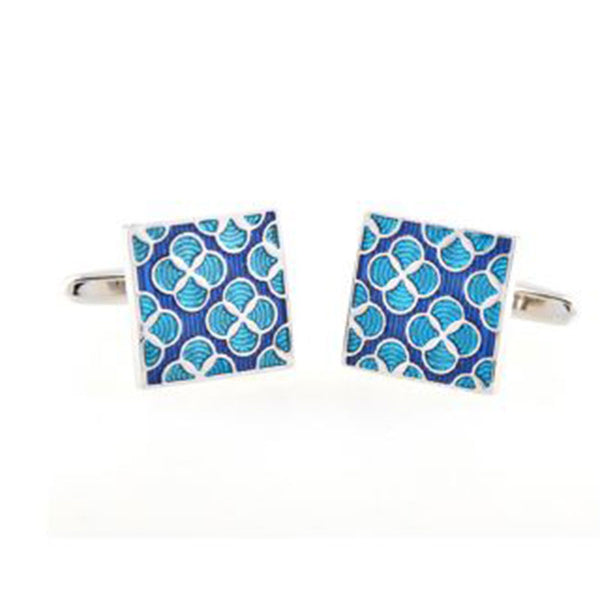 Enamel Dropping Glue Cufflinks