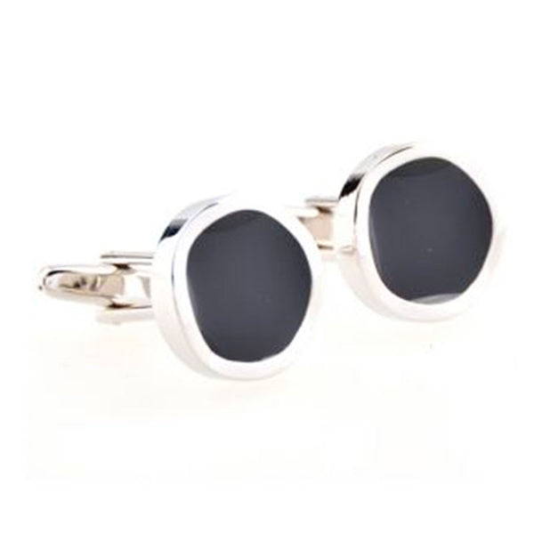 Enamel Dropping Glue Cufflinks