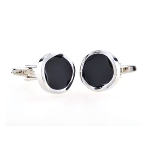 Enamel Dropping Glue Cufflinks