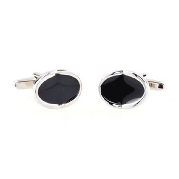 Enamel Dropping Glue Cufflinks