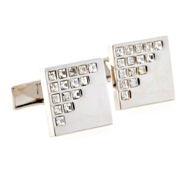 Crystal Zircon Cufflinks