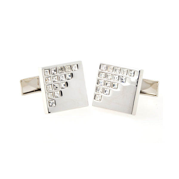 Crystal Zircon Cufflinks
