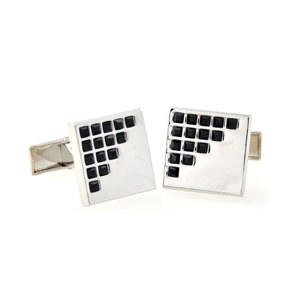 Crystal Zircon Cufflinks