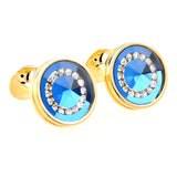 Crystal Zircon Cufflinks