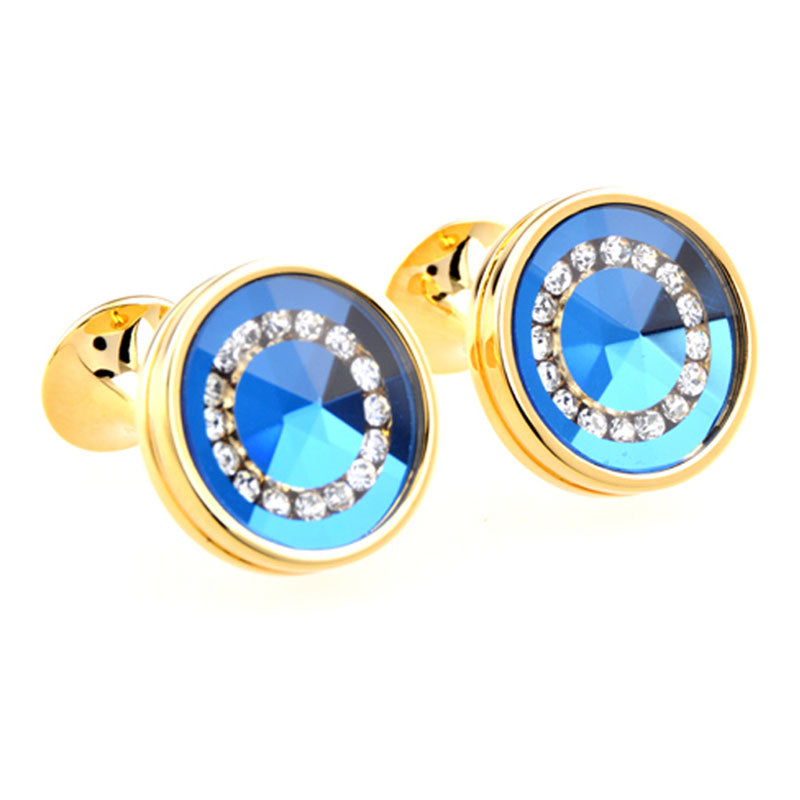 Crystal Zircon Cufflinks