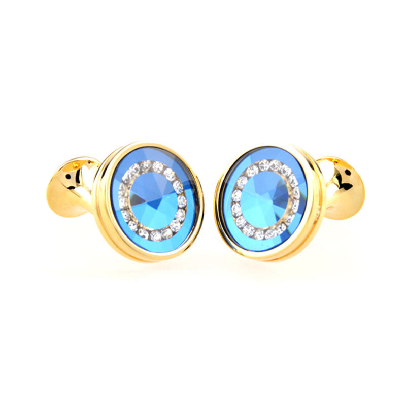 Crystal Zircon Cufflinks