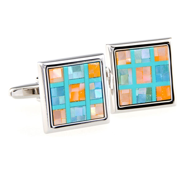 Shells Agate Cufflinks