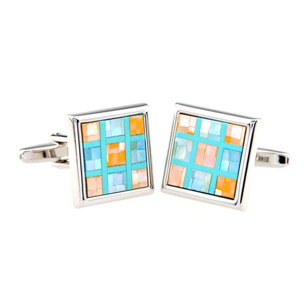 Shells Agate Cufflinks