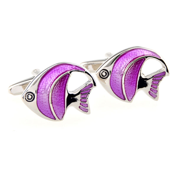 Animals Plants Enamel Dropping Glue Cufflinks