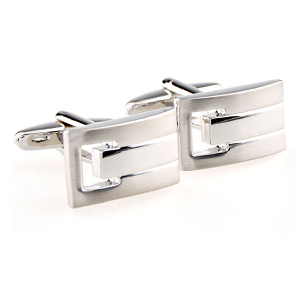Plain Colour Metal Cufflinks