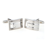 Plain Colour Metal Cufflinks