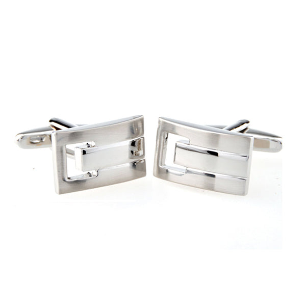 Plain Colour Metal Cufflinks