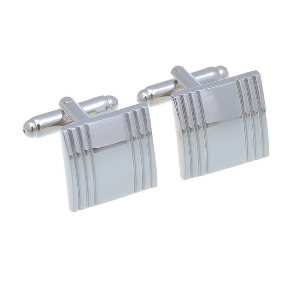 Plain Colour Metal Cufflinks